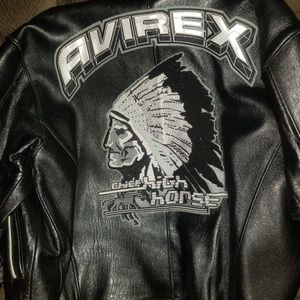 Vintage Avirex xxxl Leather varsity 💯